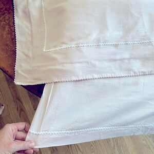 Pottery, barn, kids, standard sham, and bedskirt